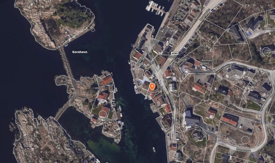 Her i sørlandsidyllen Korshavn har Korshavn Havbruk og Sørvest Laks sine forretningsadresser.