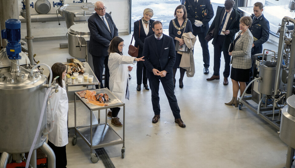 EU-prosjektet fikk formidlet resultatene også til kronprins Haakon som besøkte Nofimas lokaler i Bergen onsdag