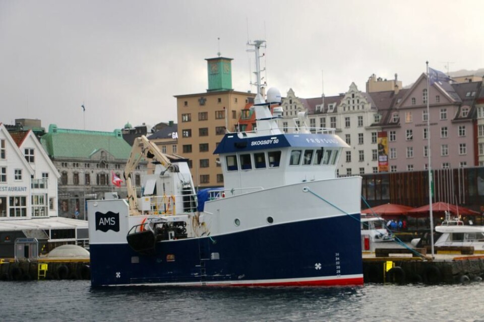 Fartøyet «MS Frøysund» omtales som et kinderegg, der AquamarineServices har 76m3 kapasitet fordelt på tre tanker. Alle tanker med oksygenering og overvåkning av diverse verdier som trengs for å trygge fiskevelferden. Foto: AquaMarineService