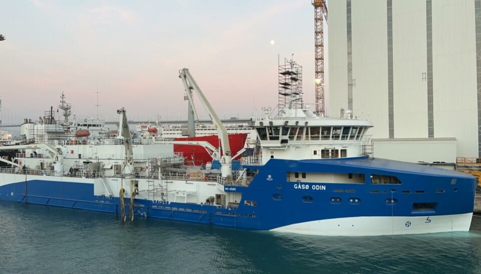 «Gåsø Odin» har en lengde på 85,4 meter og en bredde på 20 meter. Til sammenligning har «Gåsø Høvding» en lengde på 83,2 meter og en bredde på hele 30,9 meter.