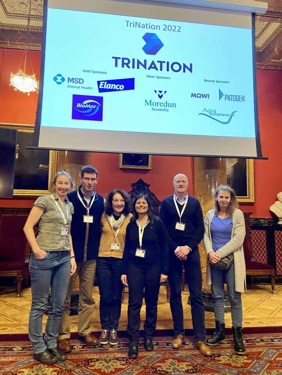 Noen av medlemmene av styringskomiteen og referansegruppe som var til stede ved TriNation 2022. Fra venstre: Susie Mitchell (Irland), Chris Mitchell og Kim Thompson (Skottland), og Sonal Patel, Tore Hovland og Anne Berit Olsen (Norge). Noen av medlemmene av styringskomiteen og referansegruppe som var til stede ved TriNation 2022. Fra venstre: Susie Mitchell (Irland), Chris Mitchell og Kim Thompson (Skottland), og Sonal Patel, Tore Hovland og Anne Berit Olsen (Norge).