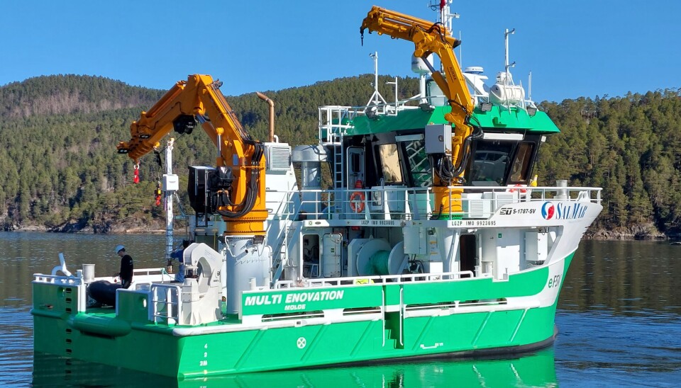 Båten skal spare miljøet for 520 tonn CO2 per år.