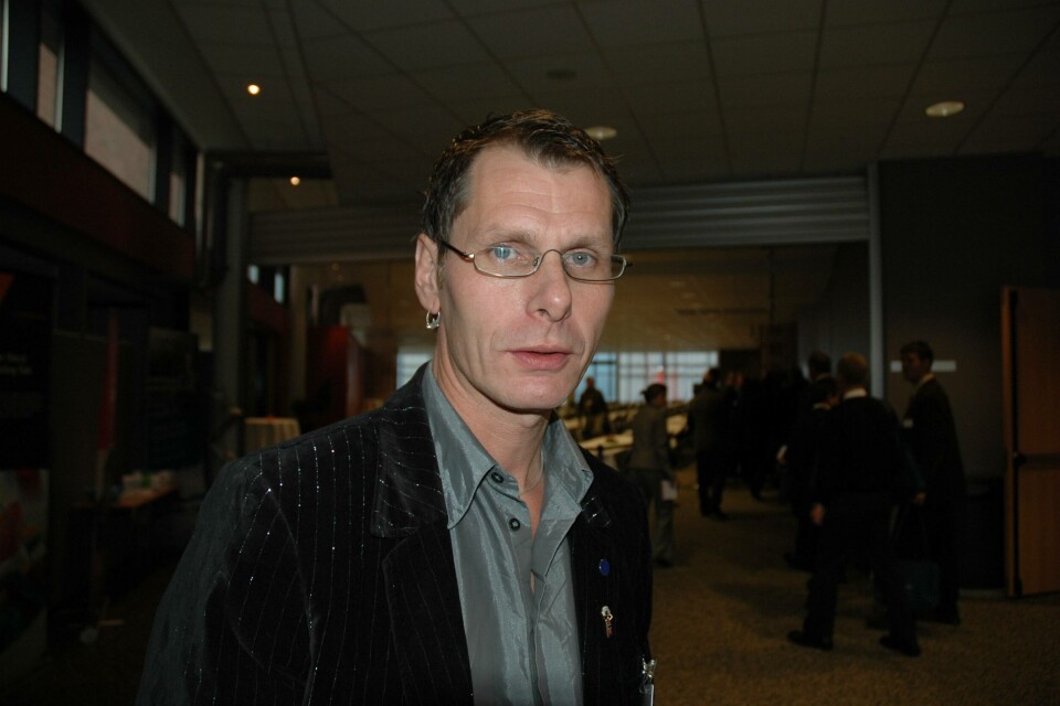 Konsernsjef i Firda gruppen, Ola Braanaas, under AquaVision 2006 i Stavanger