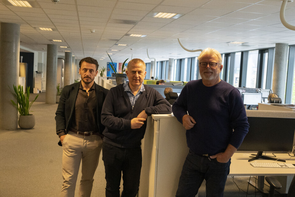 F.v.: Christian Lawley, ny daglig leder; Pål Mugaas Jensen, ny ansvarlig redaktør og Gustav Erik Blaalid som er eier og skal jobbe med forretningsutvikling av selskapet. F.v.: Christian Lawley, ny daglig leder; Pål Mugaas Jensen, ny ansvarlig redaktør og Gustav Erik Blaalid som er eier og skal jobbe med forretningsutvikling av selskapet.