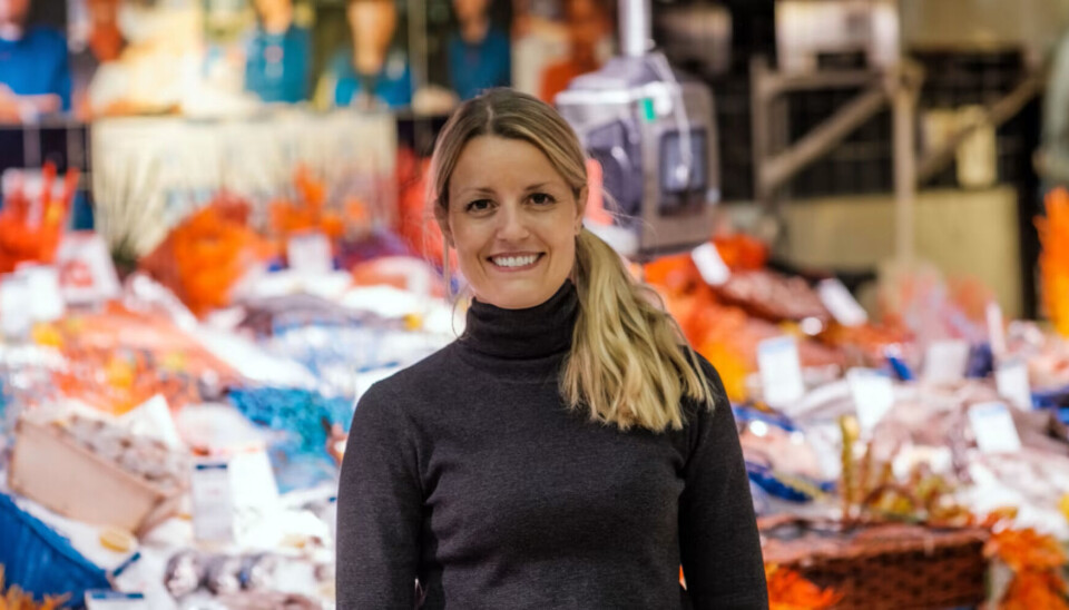 Sjømatutsending i Frankrike, Trine Horne. Sjømatutsending i Frankrike, Trine Horne.