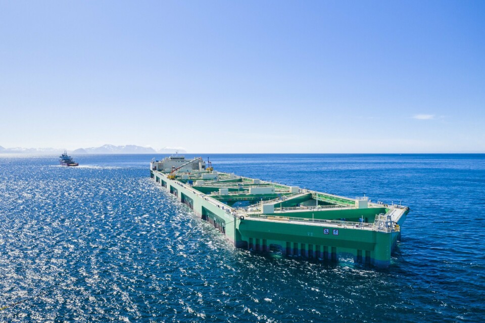 Havfarmen til Nordlaks er et gigantisk prosjekt, som NSK Ship Design har jobbet mye og lenge med. I denne videoen ser man de vanvittige dimensjonene til det innovative utviklingskonseptet. Video: Deadline Media. Havfarmen til Nordlaks er et gigantisk prosjekt, som NSK Ship Design har jobbet mye og lenge med. I denne videoen ser man de vanvittige dimensjonene til det innovative utviklingskonseptet. Video: Deadline Media.