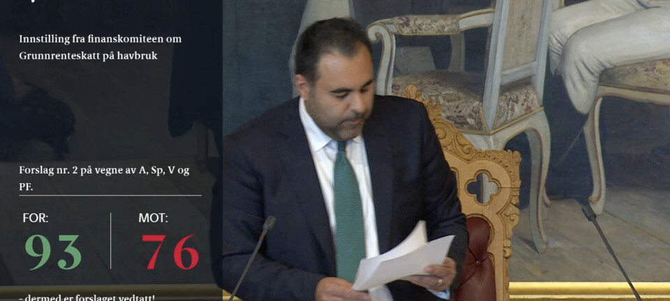 Se voteringen fra Stortinget i opptak