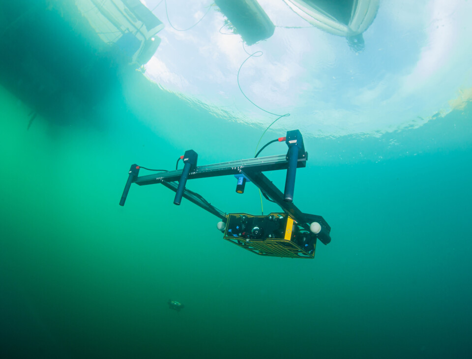 Eksempel på spesialutviklet ROV for subsea inspeksjon. Eksempel på spesialutviklet ROV for subsea inspeksjon.