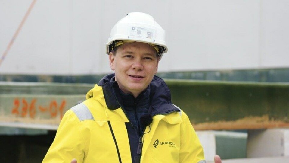 Martin Rasmussen, konsernsjef i Andfjord Salmon. Foto: Andfjord Salmon