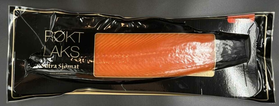Røkt laks fra Sotra Sjømat.