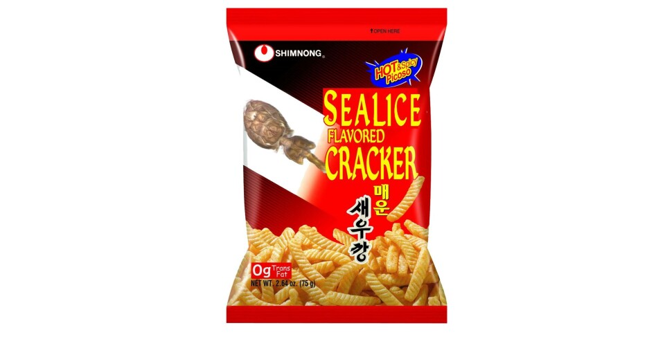 Frister det med litt lusesnacks? Asia anses som et marked med kjempepotensial. De første prøvepakningene som skal testes i Sør-Korea er allerede produsert.