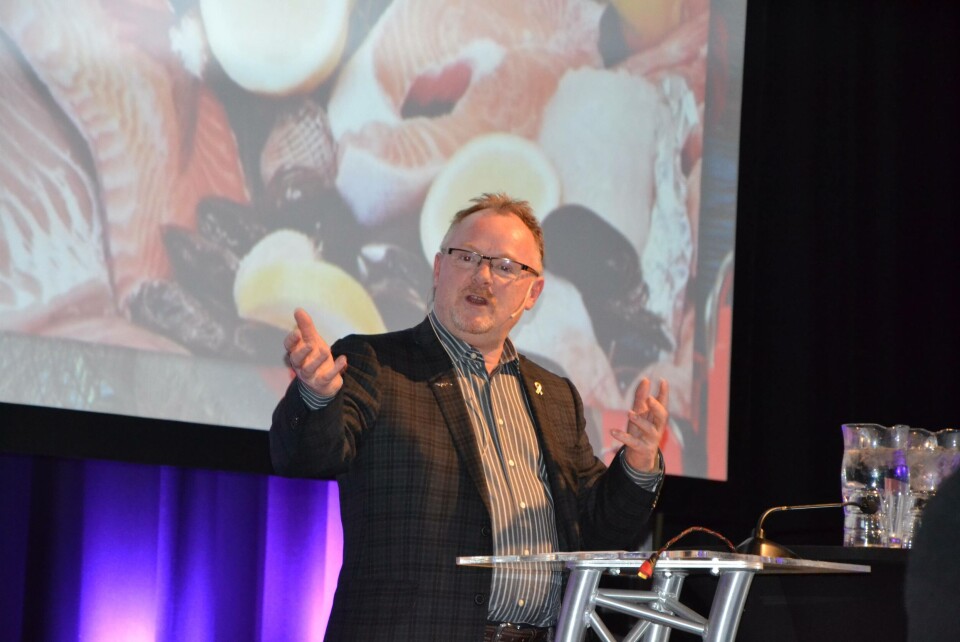 Fiskeriminister Per Sandberg. Foto: Linn Therese Skår Hosteland.