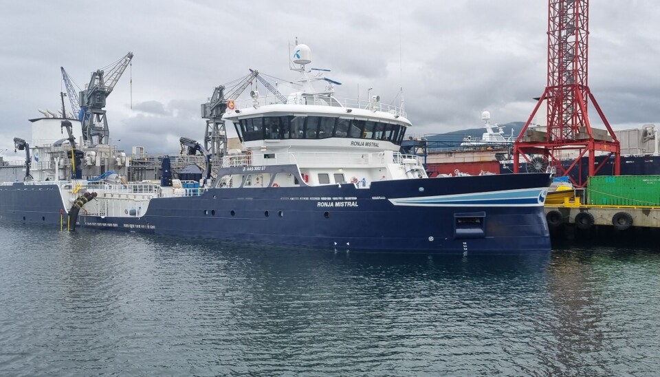 Nybygget Ronja Mistral blir det 37. nybygget Aas Mek. leverer til Sølvtrans. Nybygget Ronja Mistral blir det 37. nybygget Aas Mek. leverer til Sølvtrans.