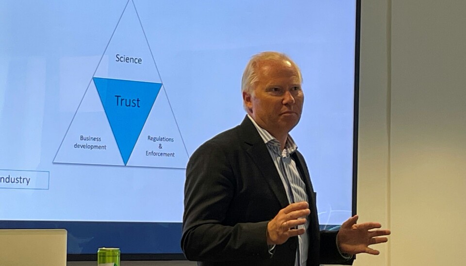 CEO Knut Nesse i AKVA Group deltok og holdt presentasjoner av selskapets internasjonale aktivitet og ulike satsingsområder. CEO Knut Nesse i AKVA Group deltok og holdt presentasjoner av selskapets internasjonale aktivitet og ulike satsingsområder.
