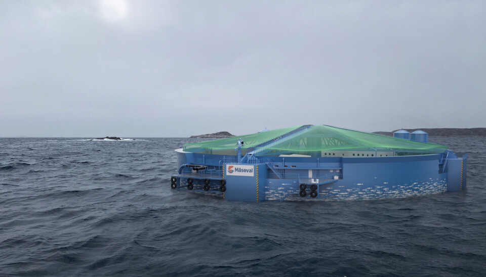 Skisse av Måsøvals Aqua Semi-prosjekt.