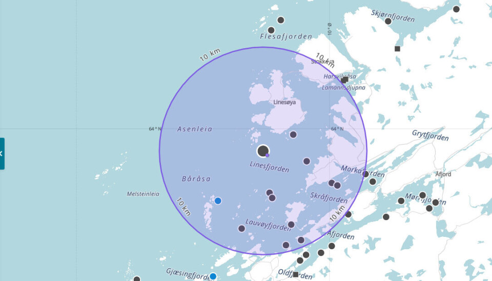 Den aktuelle lokaliteten Den aktuelle lokaliteten