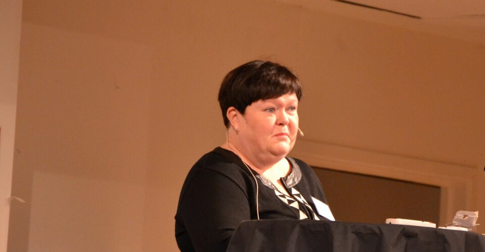 Anne Osland, fra Fiskeridirektoratet opplyser at det er den nederlandske aktøren Albatros Technology B.V. som nå har søkt om ni konsesjoner til konseptet 'Nereus' flytende RAS-anlegg. Foto: Magnus Petersen.