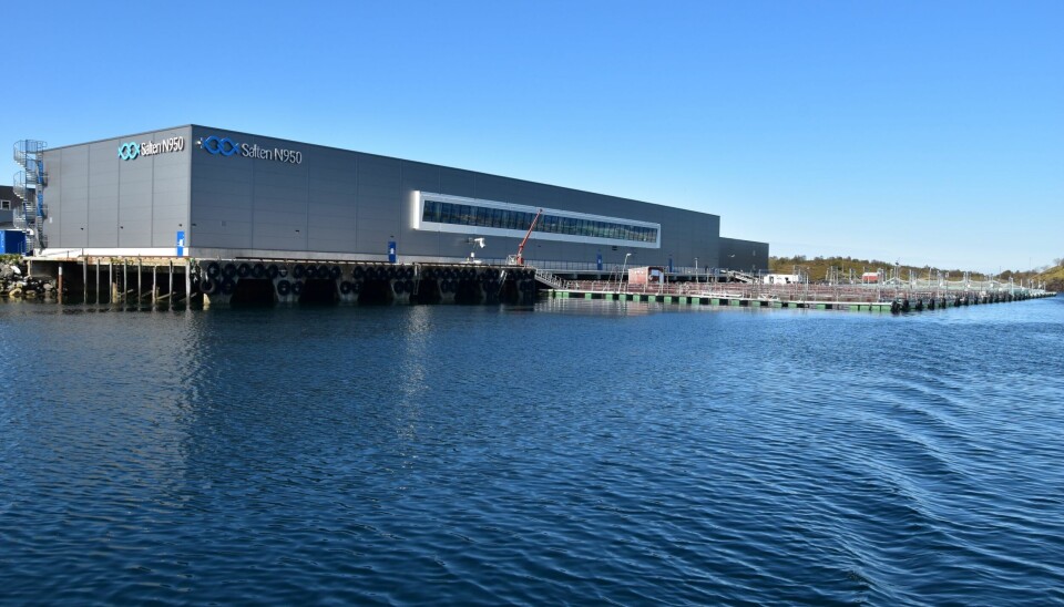 Salten N950 AS sett fra sjøen.
