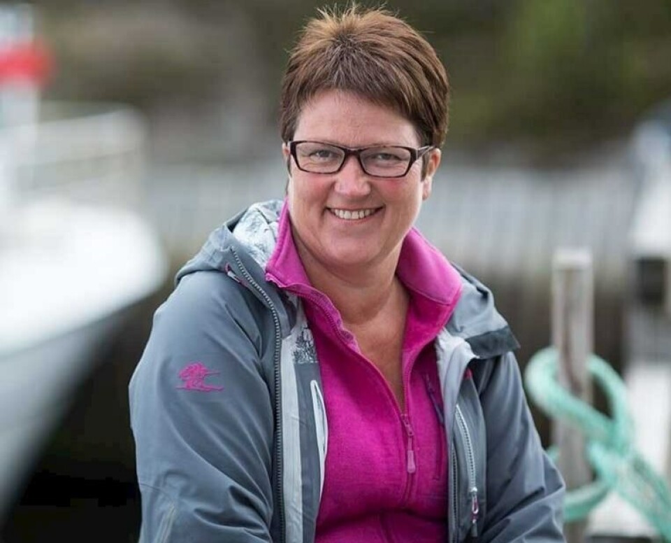 Ingrid Kassen, administrerende direktør i eksportselskapet Norwell AS sier de ligger omtrent på samme nivå som i fjor. Foto: Norwell