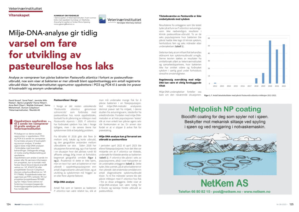 Les siste Norsk Fiskeoppdrett