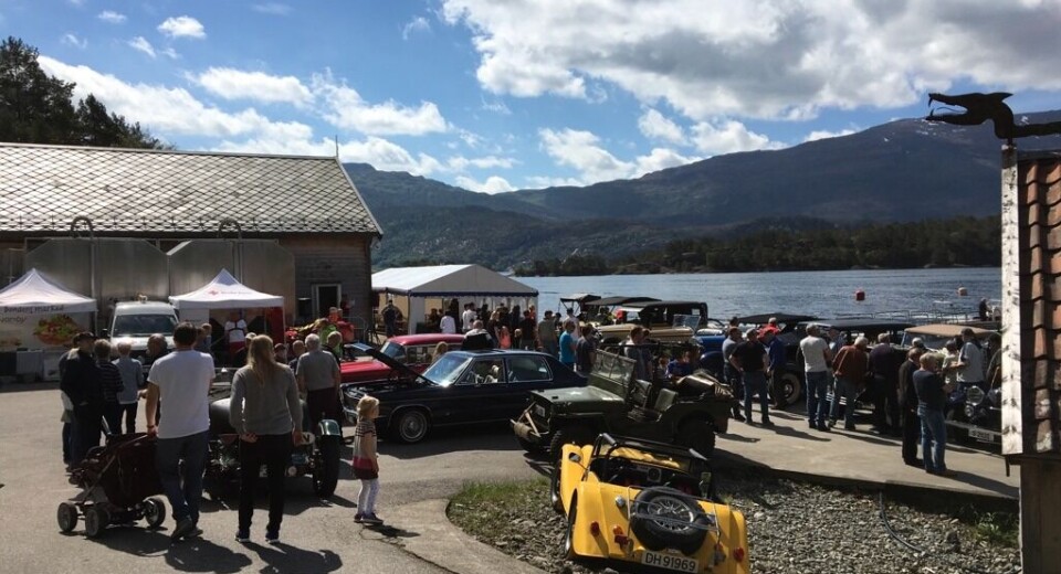 Steinvik Fiskefarm Visningssenter var ein av dei fyrste som fekk visningsløyve. Her frå eit tidlegare arrangement.