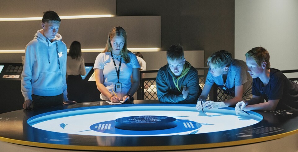 NOU fra havbruksutvalget foreslår slutt på formidling og praktisk undervisning i havbruk. Dette kan ikke Forum for visningsanlegg akseptere. Her fra visningssenteret til Refsnes Laks i Trondheim. Visningssenteret SeeSalmon i Trondheim