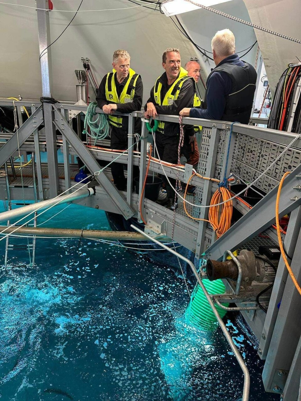 - Vi gler oss stort over eit vellukka andre uttak av fisk frå «Egget», seier dagleg leiar Cato Lyngøy. - Vi gler oss stort over eit vellukka andre uttak av fisk frå «Egget», seier dagleg leiar Cato Lyngøy.