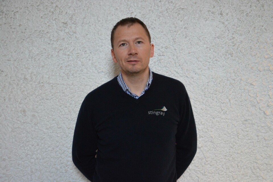 John Arne Breivik, daglig leder i Stingray Marine Solutions. Foto: Therese Soltveit.