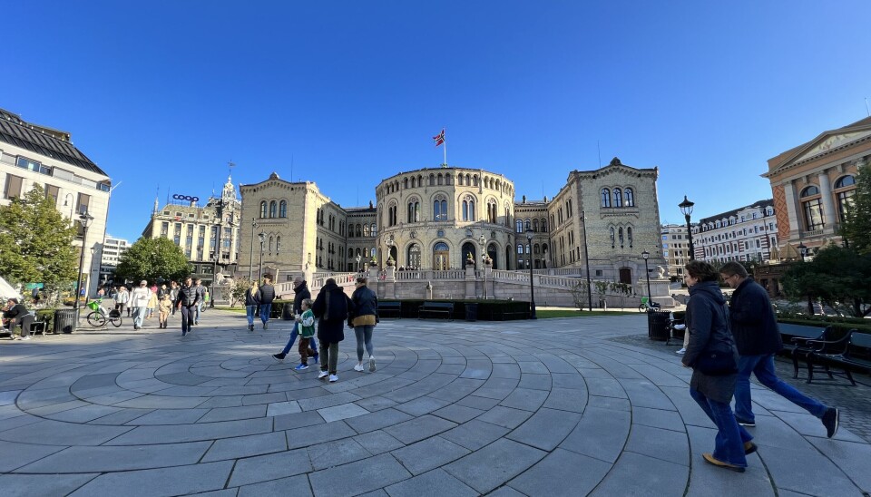 Stortinget i Oslo. Det ble tirsdag votert over to forslag om å avvikle normprisrådet.