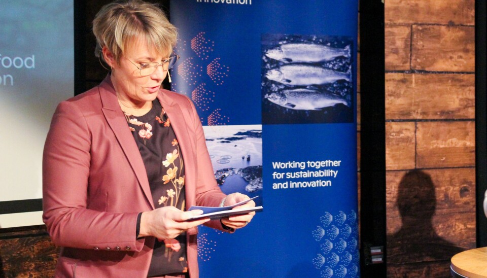 Trude Jansen Hagland på scenen. Trude Jansen Hagland på scenen.