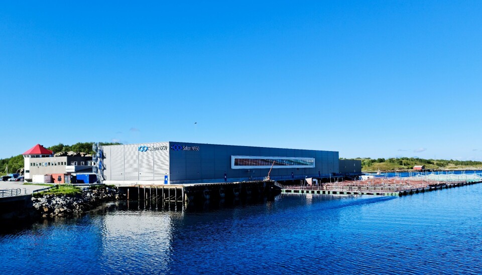 Salten N950 sett fra sjøaen. Salten N950 sett fra sjøaen.