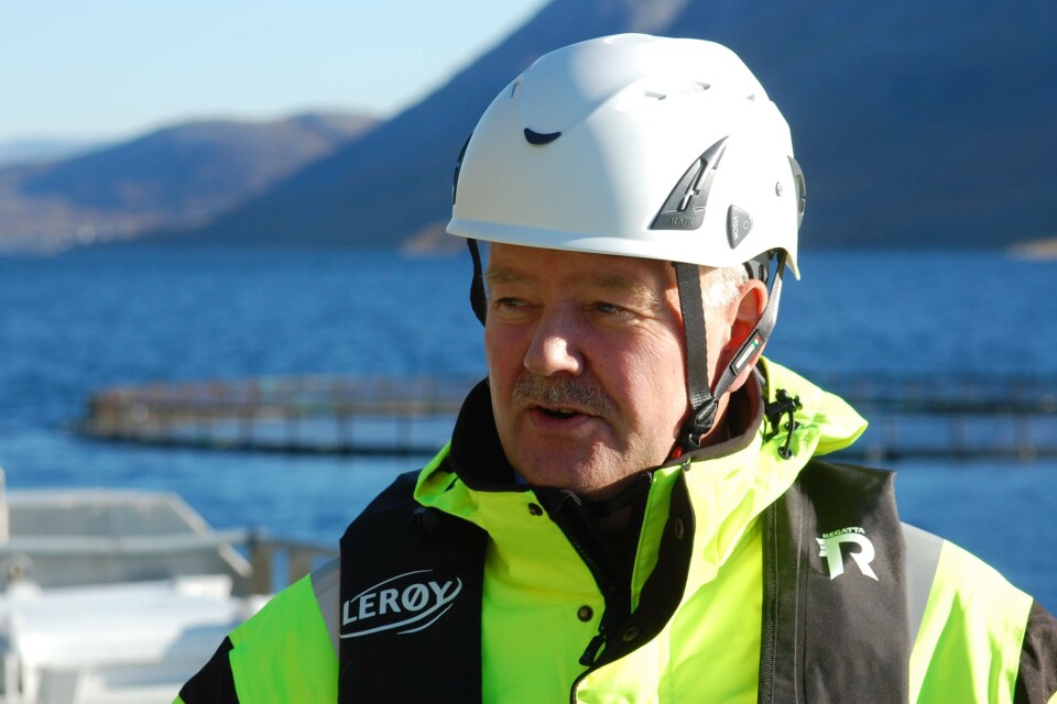 Stig Nilsen, konserndirektør havbruk i Lerøy Seafood Group. Foto: LSG.