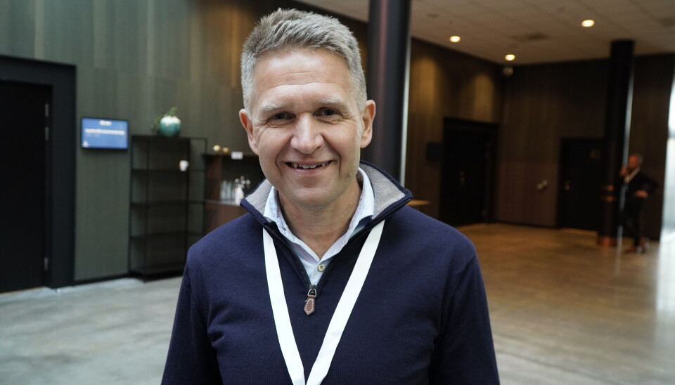 Olav-Andreas Ervik, daglig leder i Utror, under AquaNext i Stavanger.