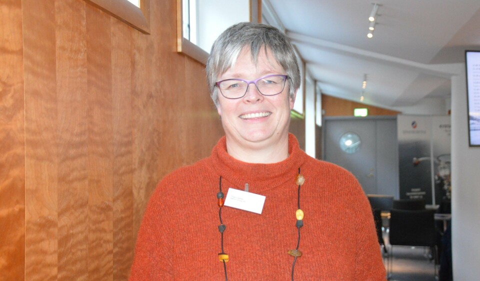 Torgun Gjefsen i Salmon Group mener fiskevelferd er kjempeviktig og at man må tenke på fiskens beste i alle situasjoner. Foto: Therese Soltveit/Kyst.no.