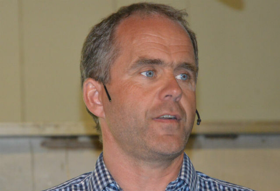 Daglig leder Tore Holand i Midt-Norsk Havbruk. Foto: Elisabeth Nodland.