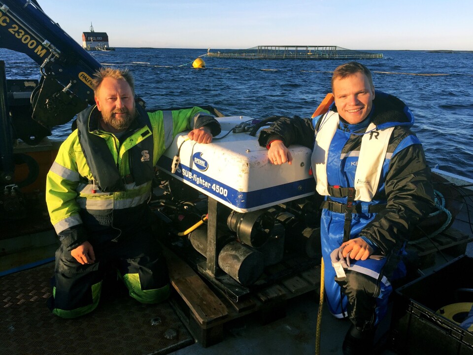 Eirik Lundemo og Torstein Skogseth. Foto: Water Linked