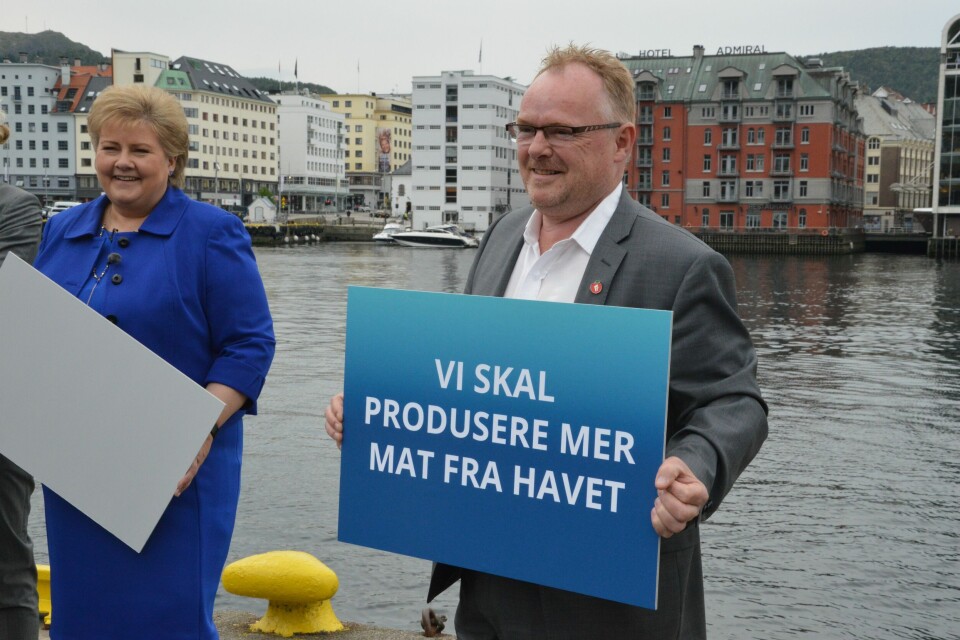 Fiskeriminister Per Sandberg. Foto: Therese Soltveit Fiskeriminister Per Sandberg. Foto: Therese Soltveit