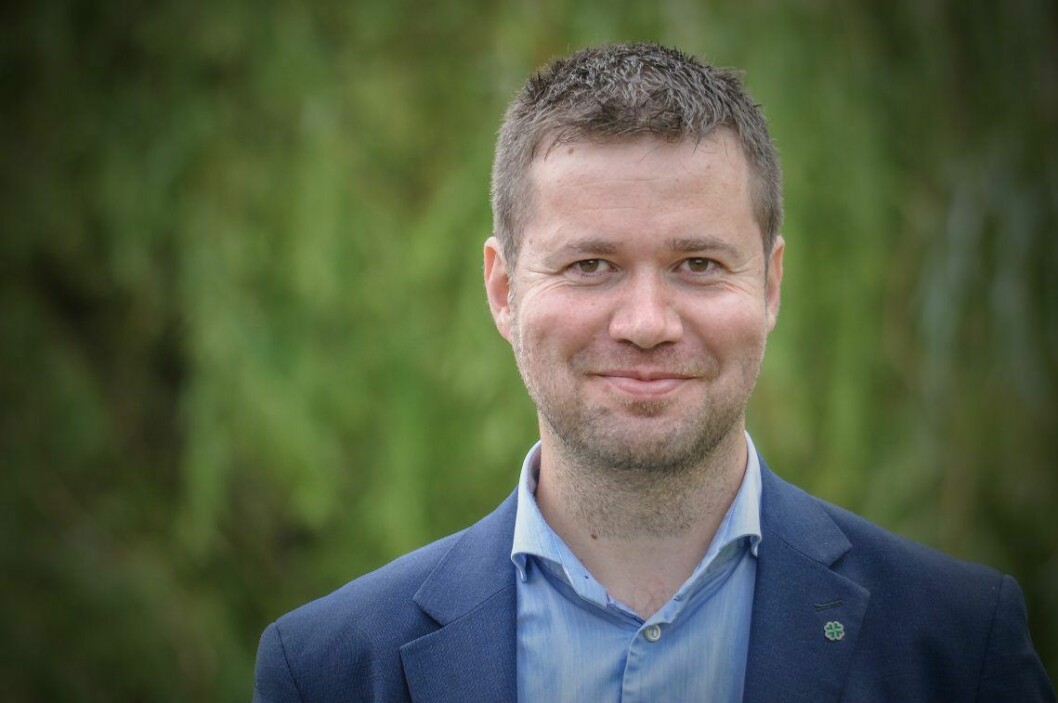 Geir Pollestad (Sp) er Stortingsrepresentant fra Rogaland. Han er sterkt i mot fordelingen av pengene fra den nye produksjonsavgiften. Foto: Senterpartiet