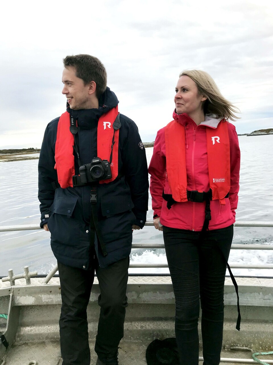 Fredrik A. Sivertsen og Kristin Schjetne er to av teammedlemmene i Celero som til daglig jobber tett med mange av leverandørene i havbruksnæringa for å skape salg og synlighet. Foto: Celero