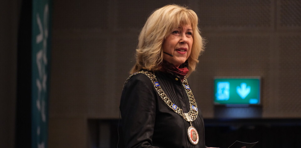 Ordfører i Bergen, Marit Warncke, her under åpningen av Aqkva-konferansen 2024.