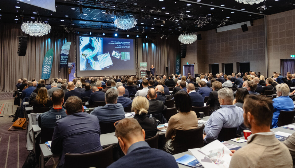 Publikum på Aqkva-konferansen 2024.