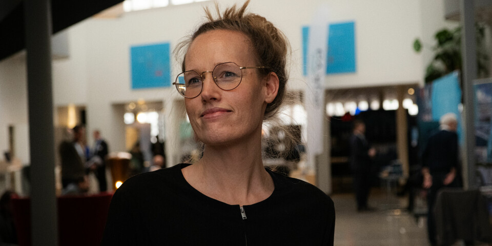 Cecilie Sviland Walde her under Aqkva-konferansen i 2024.