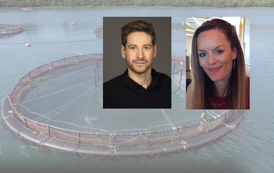 Eirik Bollvåg kommer fra AquaStructures og Lisa Woods har bakgrunn fra Mowi. Nå er de ansatt i Garware