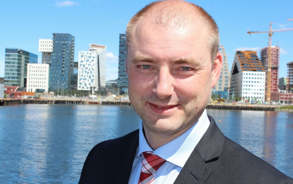 Sjømatbedriftenes administrerende direktør, Robert Eriksson er godt fornøyd med at Tolletaten har utvidet åpningstidene ved Bjørnfjell. Arkivfoto: Arbeids- og Sosialdepartementet/Øyvinn Myge/ASD.