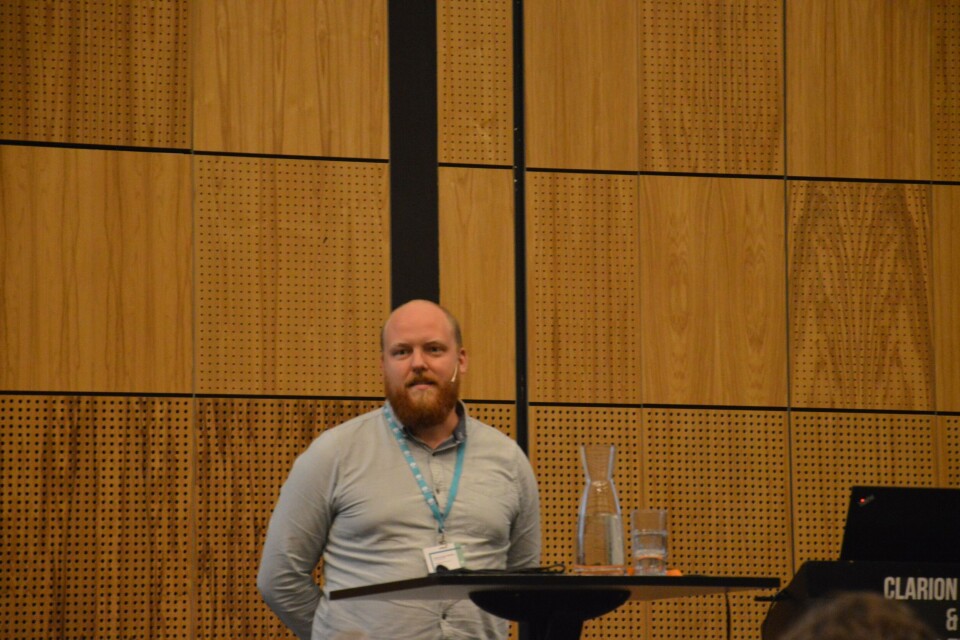 NIcolai Arnesen Sandberg, prosjektansvarlig Firda Seafood Group. Foto: Katarina Berthelsen.