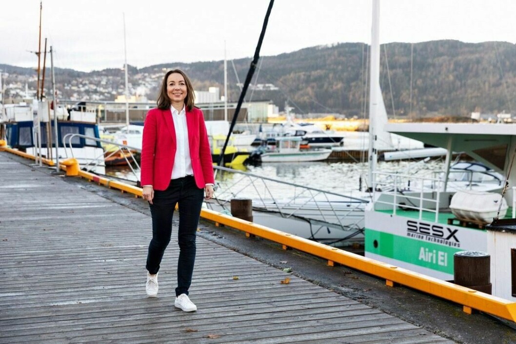 Tonje Foss går fra jobben som strategidirektør i Enova til administrerende direktør i rederiet Frøy ASA, der hun startet i sin nye jobb 1.januar 2022. Foto: FRØY