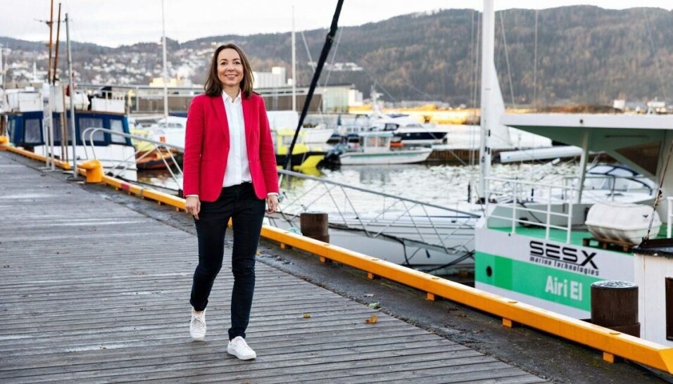Tonje Foss, administrerende direktør i Frøy sier det har vært et travelt kvartal. Foto: FRØY