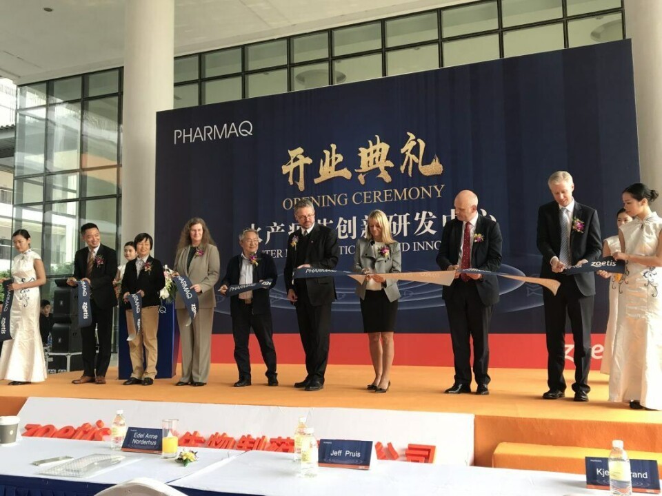Pharmaq bygger forsknings- og utviklingssenter i Kina. Foto: Pharmaq.