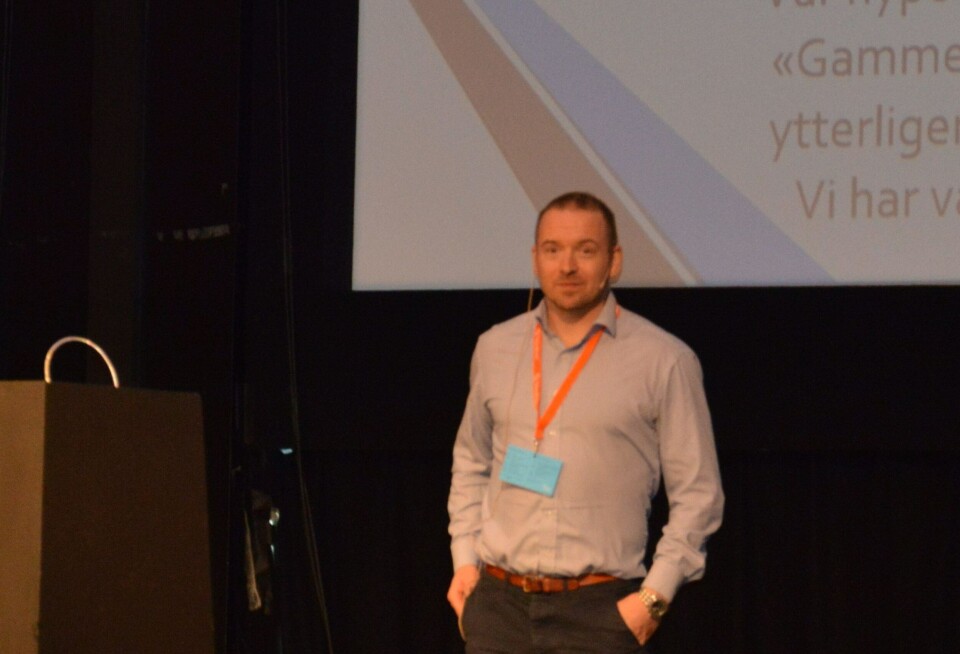 Ole Marius Farstad under Tekset 2018. Foto: Katarina Berthelsen.