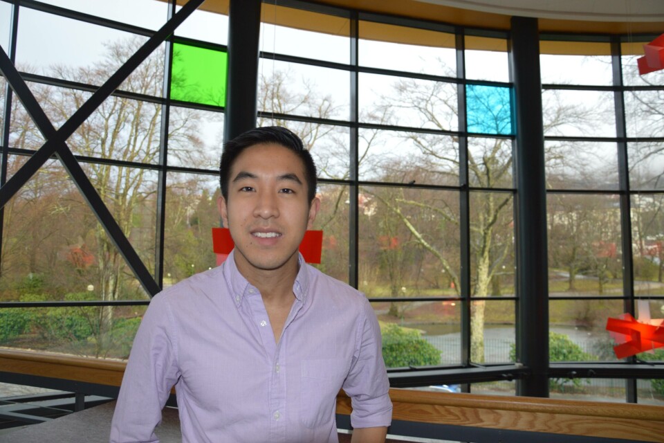 Bryton Shang, grunnlegger og daglig leder i AquaByte. Foto: Katarina Berthelsen.